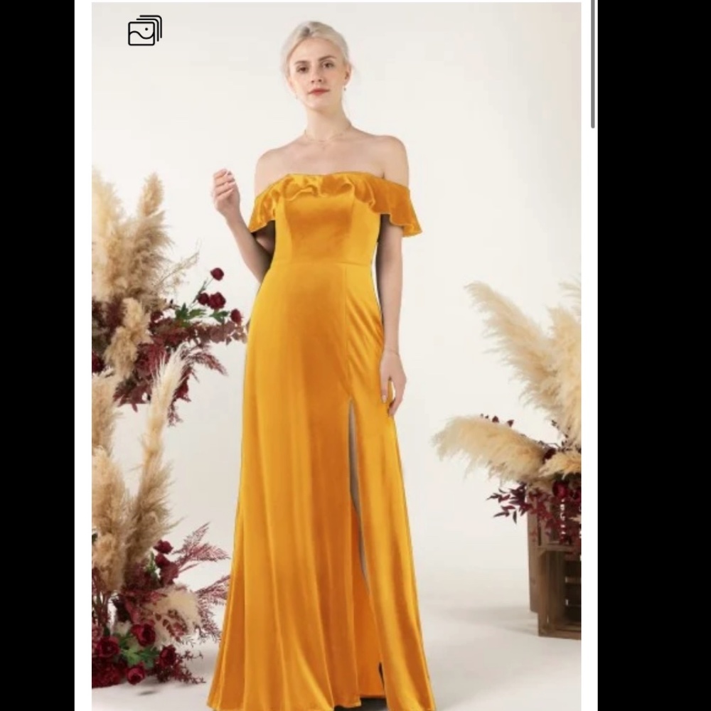 Marigold Size 18 Bridesmaid Dress